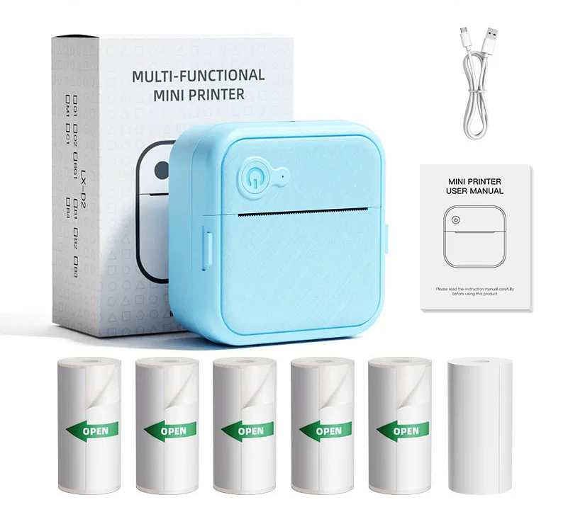 Lumina Mini Print - Impresora Térmica Portátil Bluetooth